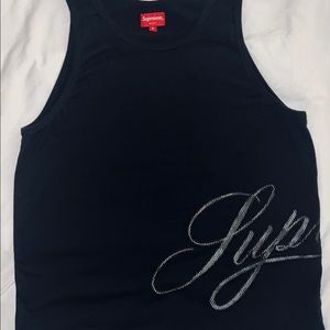 Supreme Black Tank Top